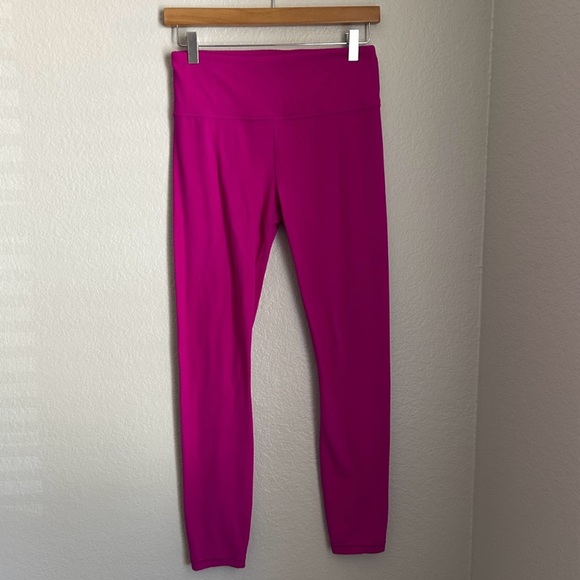 Athleta Women’s Elation High Rise 7/8 Tight Legging in Magenta, Size Medium Tall - Picture 1 of 10